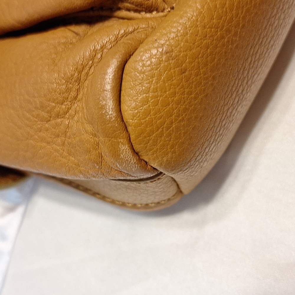 Tan Leather Shoulder Bag - Picture 10 of 12